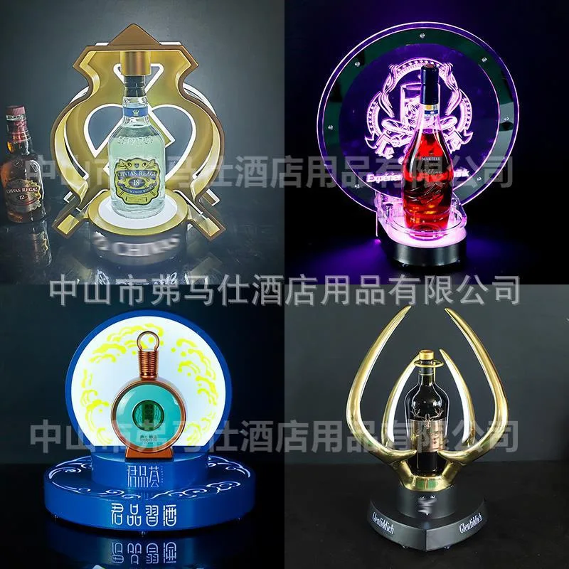 

Bar KTV luminous robot champagne seat spade A acrylic wine rack KTV foreign wine wine atmosphere props