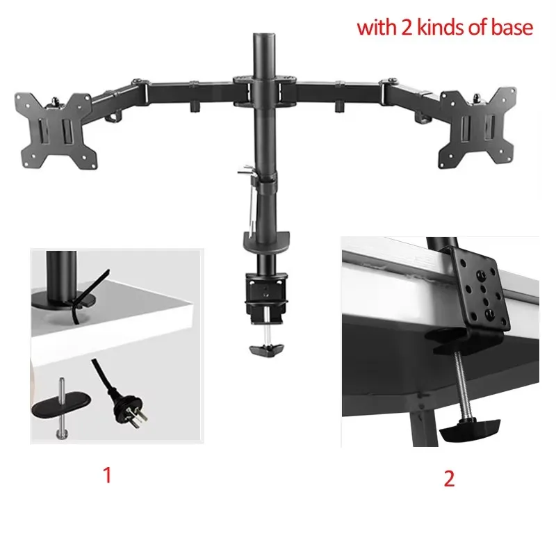 D-MOUNT MS02 9.9kg each head Full Motion 360 rotate Dual 10