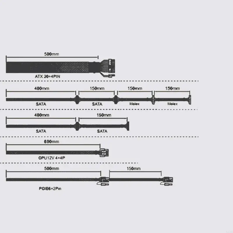 

K3NB 750W Настольный ПК питания питания с регулировкой тихий вентилятор 12 см для стабильного выхода и оптималированного