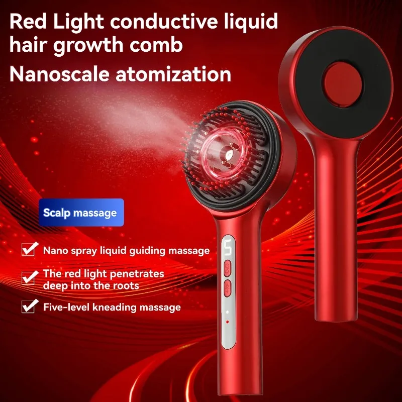 Best Selling-For Hair Growth For Hair Growth Multifunctional Red Light Scalp Massager Comb For Hair Growth
