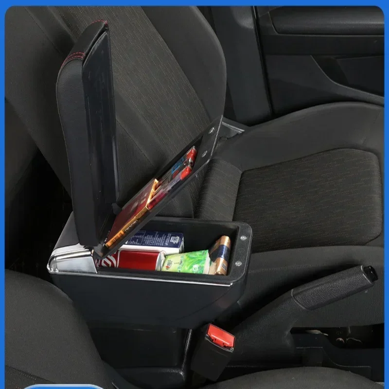 Для Kia Rio JB подлокотник для KIA Rio 2, центральный подлокотник для хранения с USB, подлокотник для KIA Rio, коробка