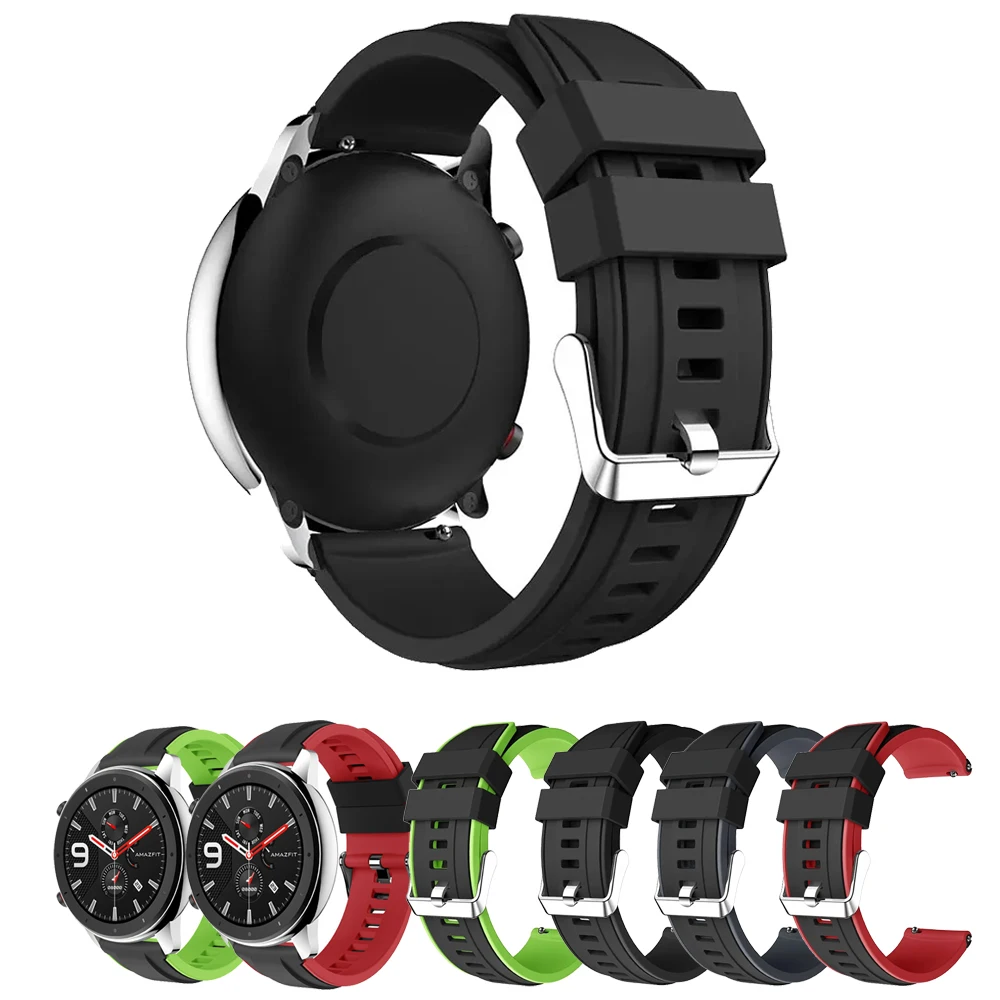 22mm Silicone Watchband For Garmin FORERUNNER 570 47mm Band Strap For Garmin Active/Darth Vader/First Avenger/Vivoactive4 Correa