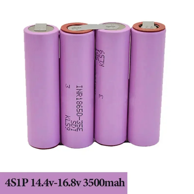 20A 18650 35E 3500mAh 7000mAh 3S 4S 5S 6S 8S 7.4V 12.6V 14.8V 18V 25.2V 29.6V For Screwdriver Battery Welding Battery Packs