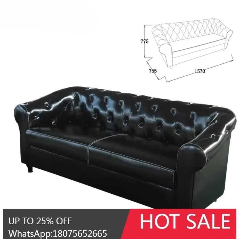 

Hairdressing Rest Area Sofa Barber Shop Sofa Waiting Chair Hair Salon Guest Long Waiting Chair