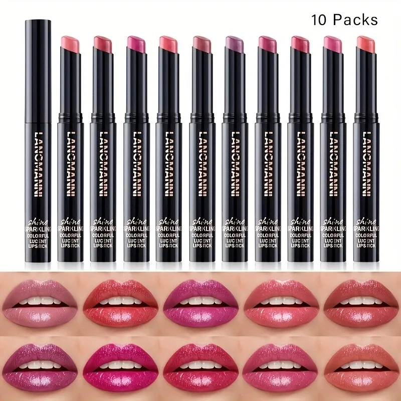 

Набор из 9 долговечных металлических помад с изогнутым наконечником, подходящий как для ценителей красоты, так и для новичков. Отличный подарок.