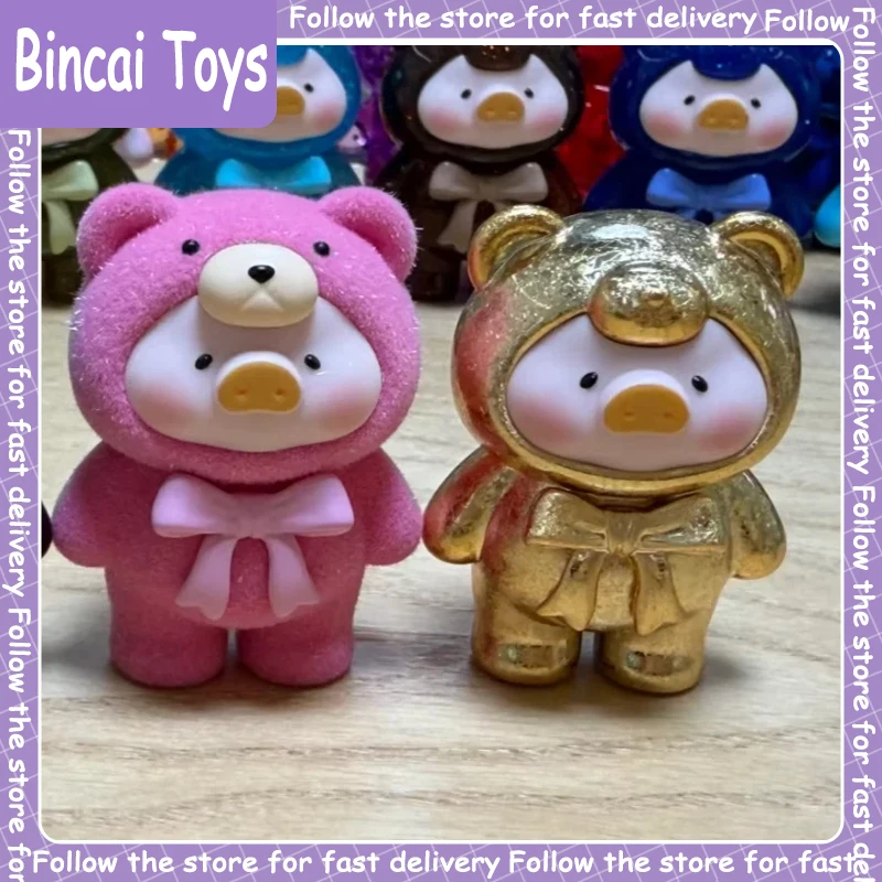 

Genuine Lulu The Piggy Teddy Mini Ore Collection Series Cute Beans Figure Home Desktop Decor For Anime Toy Collectors