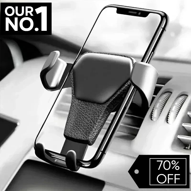 

Гравитационный автомобильный держатель, крепление для вентиляционного отверстия, внутренний автомобильный держатель для мобильного телефона для смартфона 4,0-7 дюймов, GPS, автоматическая блокировка, опорный кронштейн