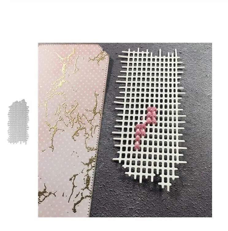 Mesh Background Metal Cutting Dies Stencil Scrapbooking Diy Album Stamp Paper Card Embossing Decor Craft Knife Mould