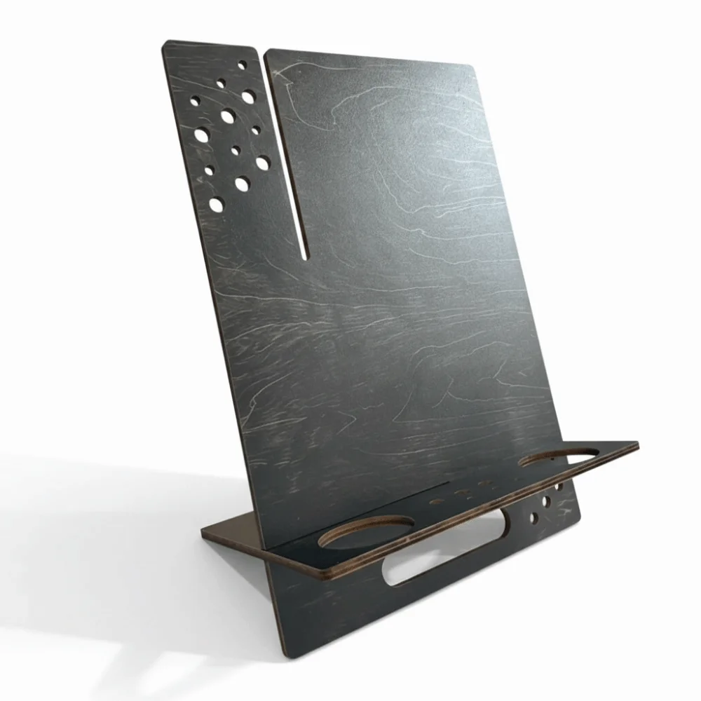 

Multifunctional Wooden Table Easel Ornament Decorative Rack Sturdy Art Sketch Stand with Pen Holder with Tool Storage Steadying