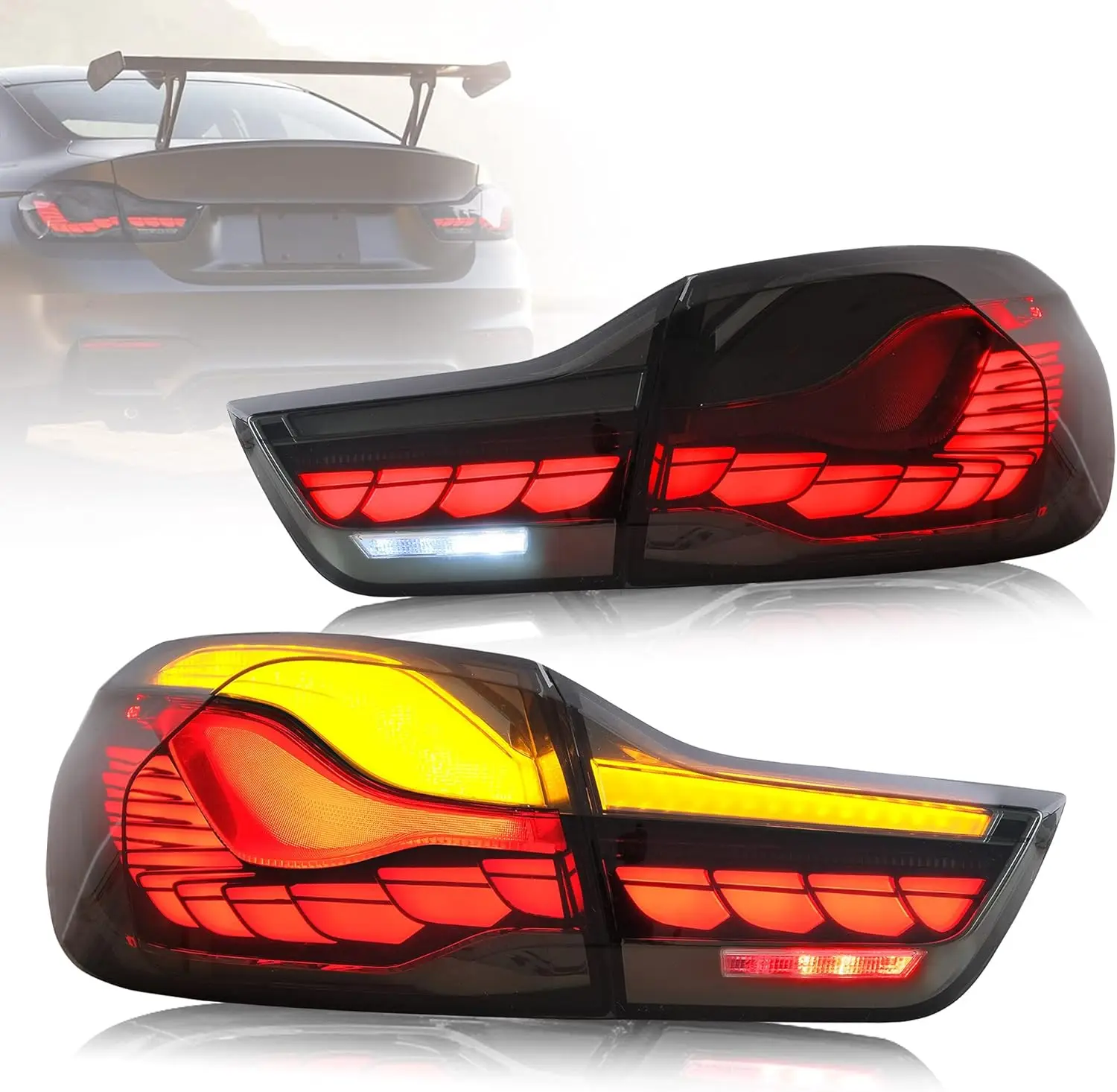 

Фонари задние для BMW GTS M4 F32 F36 F82 F83 2014-2020 DRL