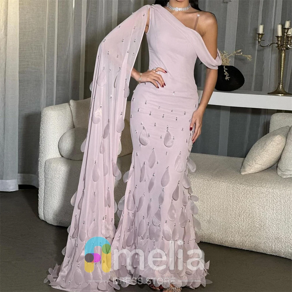 Amelia Elegant Party dresses Woman Off Shoulder Chiffon Evening Prom Dresses for Special Occasions Formal Gowns For Dubai 2024