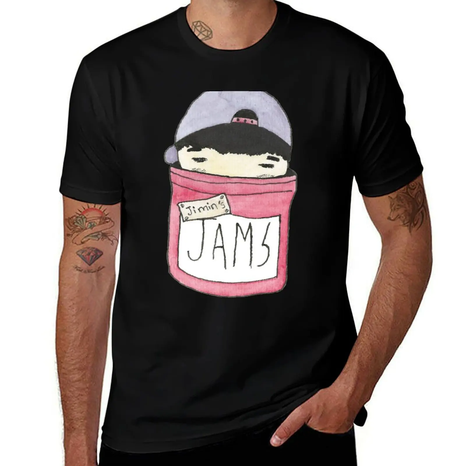 

Jimin's Jam Jar T-Shirt cotton t shirts man 100% man t shirt luxury t shirt man casual T-shirt