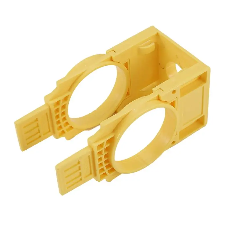 N82R Door Lock Installation Kit Door Hole Drilling Kit For Wood Door Door Lock Hole Saw Door Knob Installation Kit Yellow