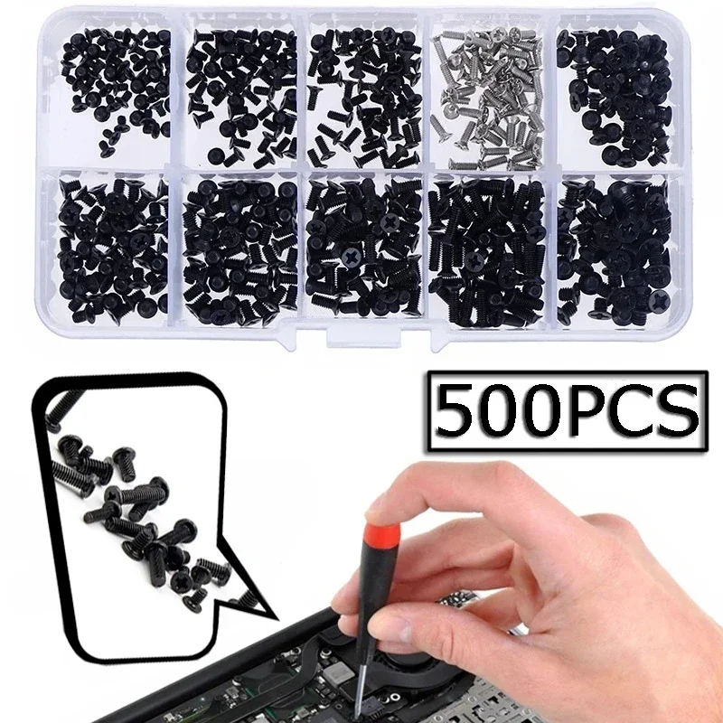 Laptop Computer Assemble Repair Screws Fastener Set Universal 18 Types Mini Screw Nuts DIY Kit Repairing Screw Tool