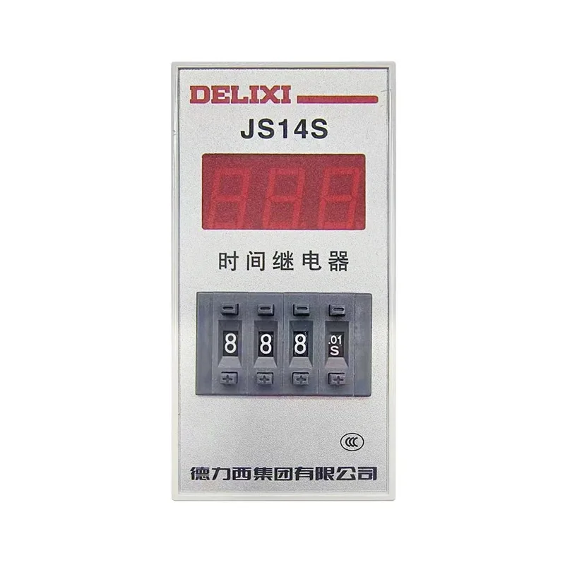 JS14S 3-Bit, Digital Display Time Relay 0.01S-999H AC220V/380V 24V
