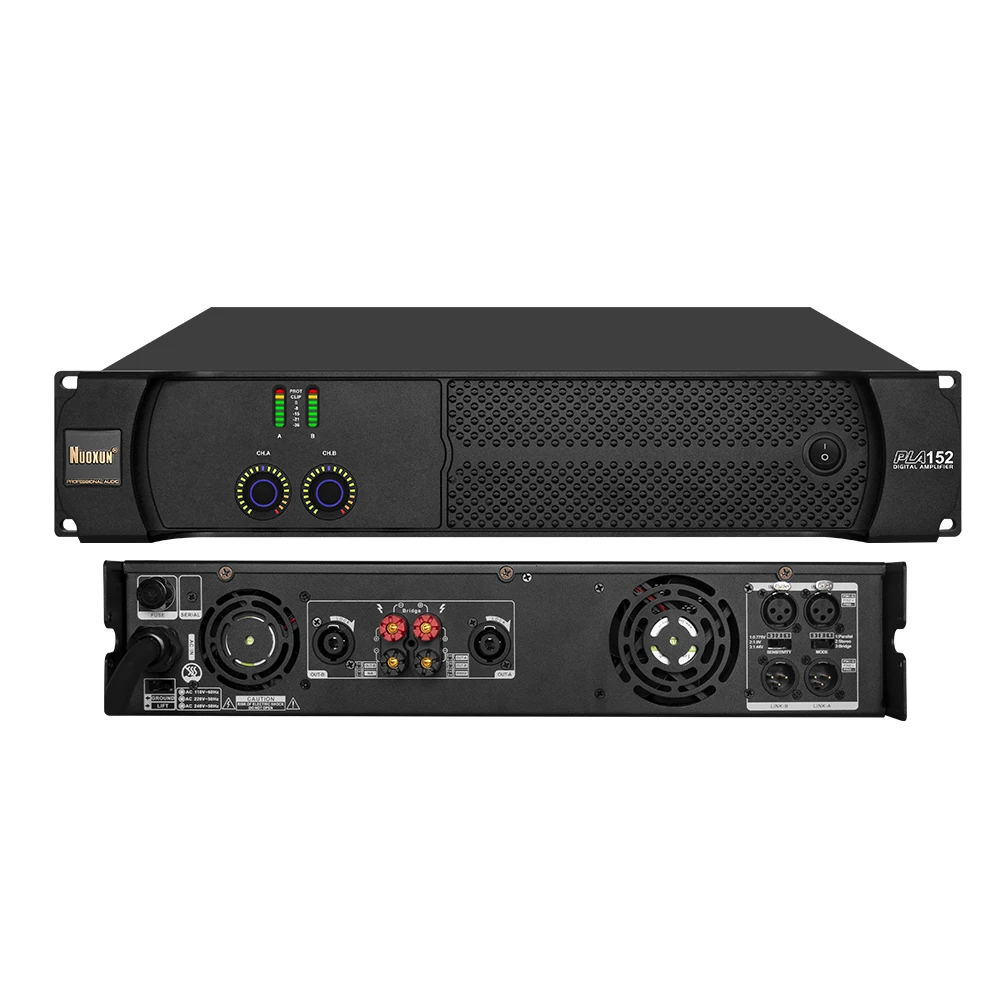 

Professional High-Powered Class D Amplifier Digital Power Stereo 2 Channel 1500W Per Channel At 8ohms