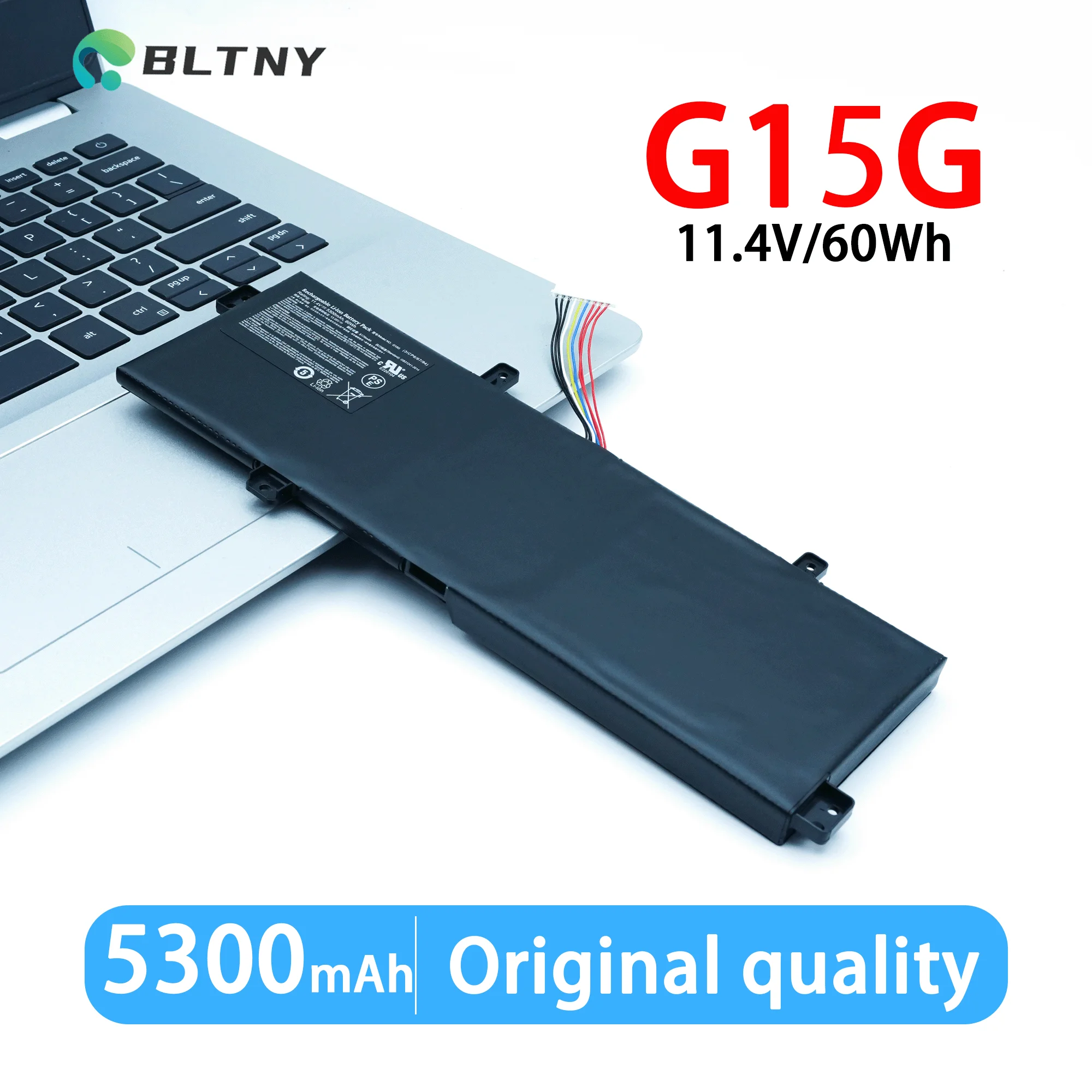 G15G 60WH Laptop Battery for ThundeRobot 911 Targa T6A T6C T5TB T6D GIGABYTE SabrePro 15-W8 MACHENIKE F117-S