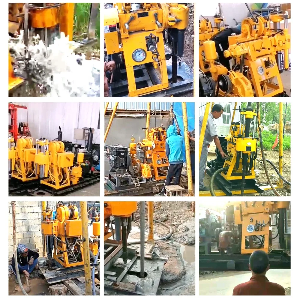 Borehole Core Drilling Rig for Levee Survey Subgrade Grouting and Central Air Conditioner Pipe Installation