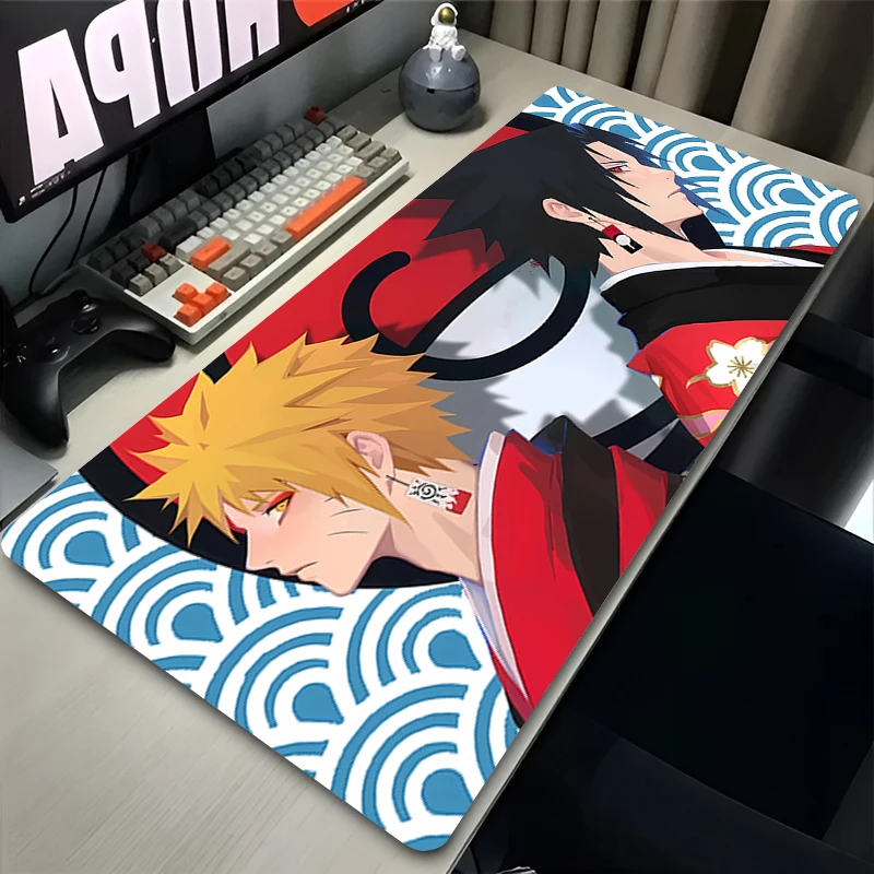 Mouse Pad Non-Slip Rubber mousepads Game player notebook computer Pad table mat PC carpet N-NARUTOS Sasuke Mousepad XL XXL XXXL