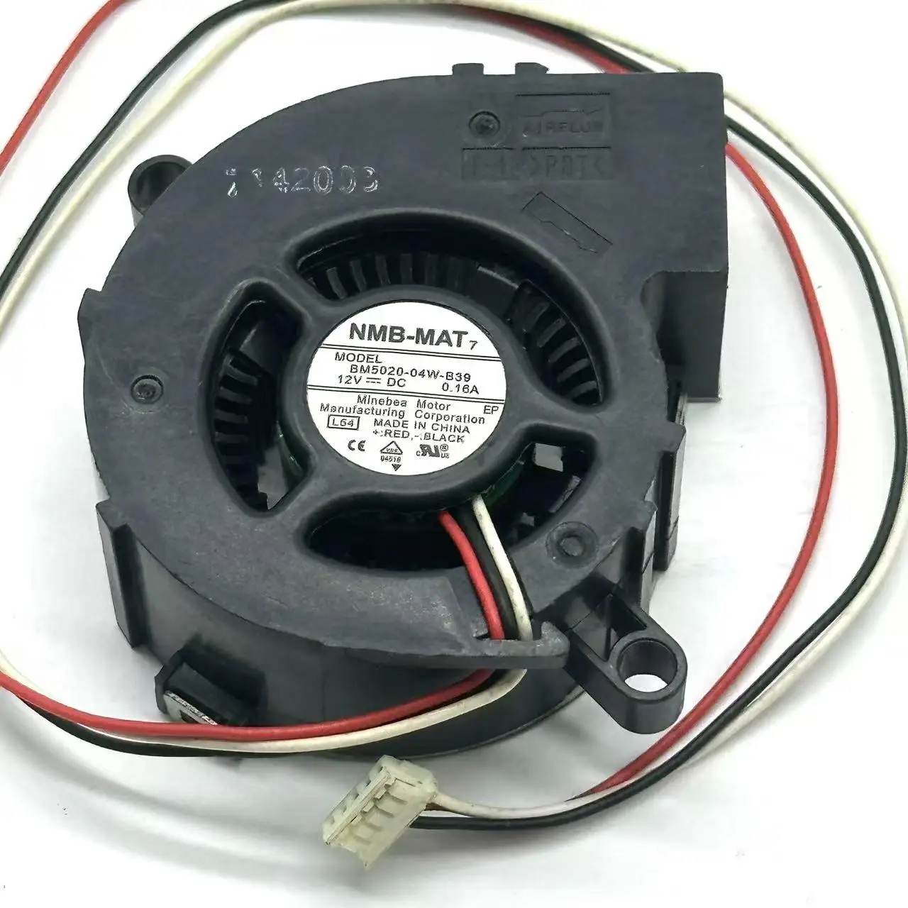 

NMB-MAT BM5020-04W-B39 L54 Server Projector Cooling Fan DC 12V 0.16A 50x50x20mm 3-Wire