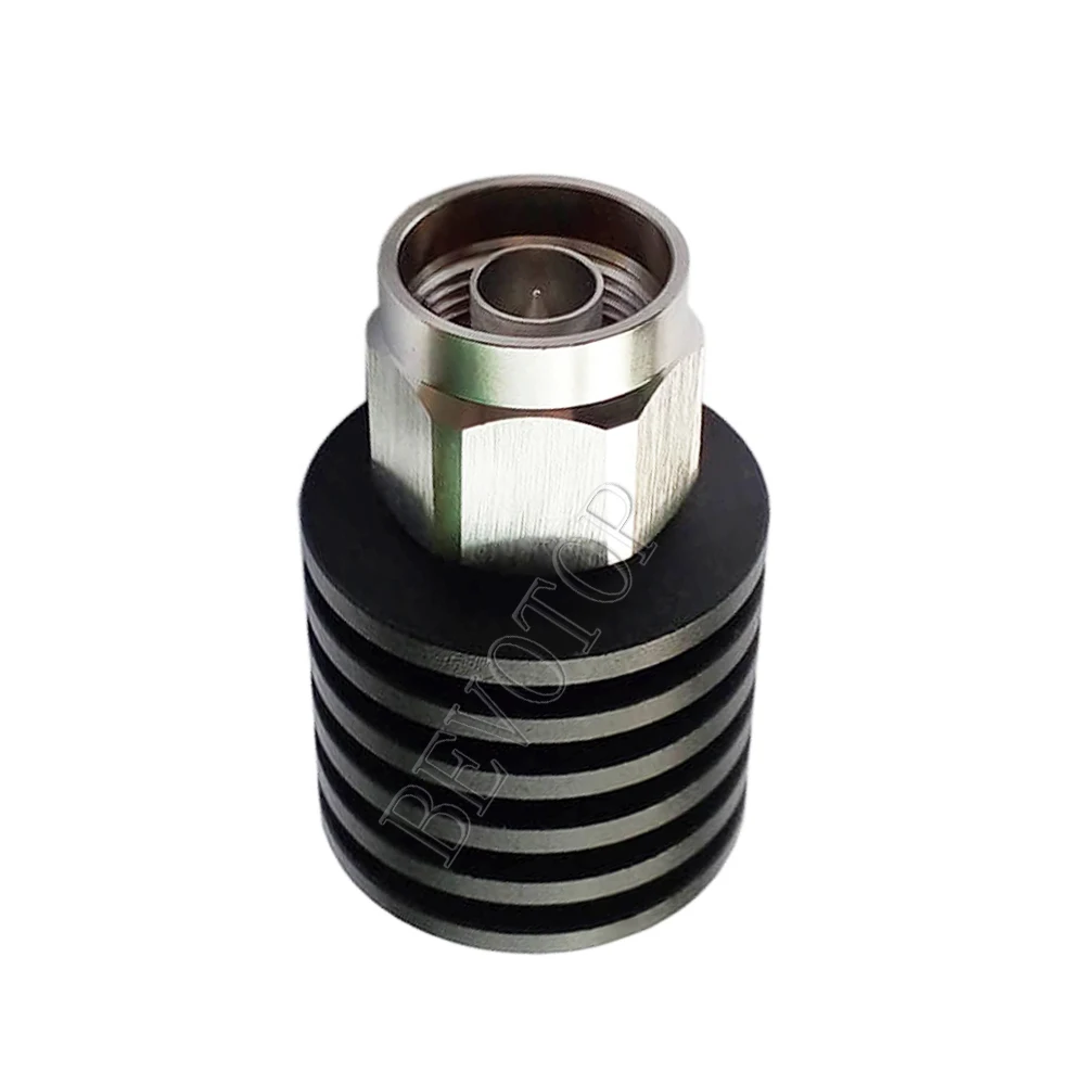 5W N Male Plug Connector DC-3GHz/6GHz 50ohm RF Coaxial Termination Dummy Load Nickel Plated RF Accessories