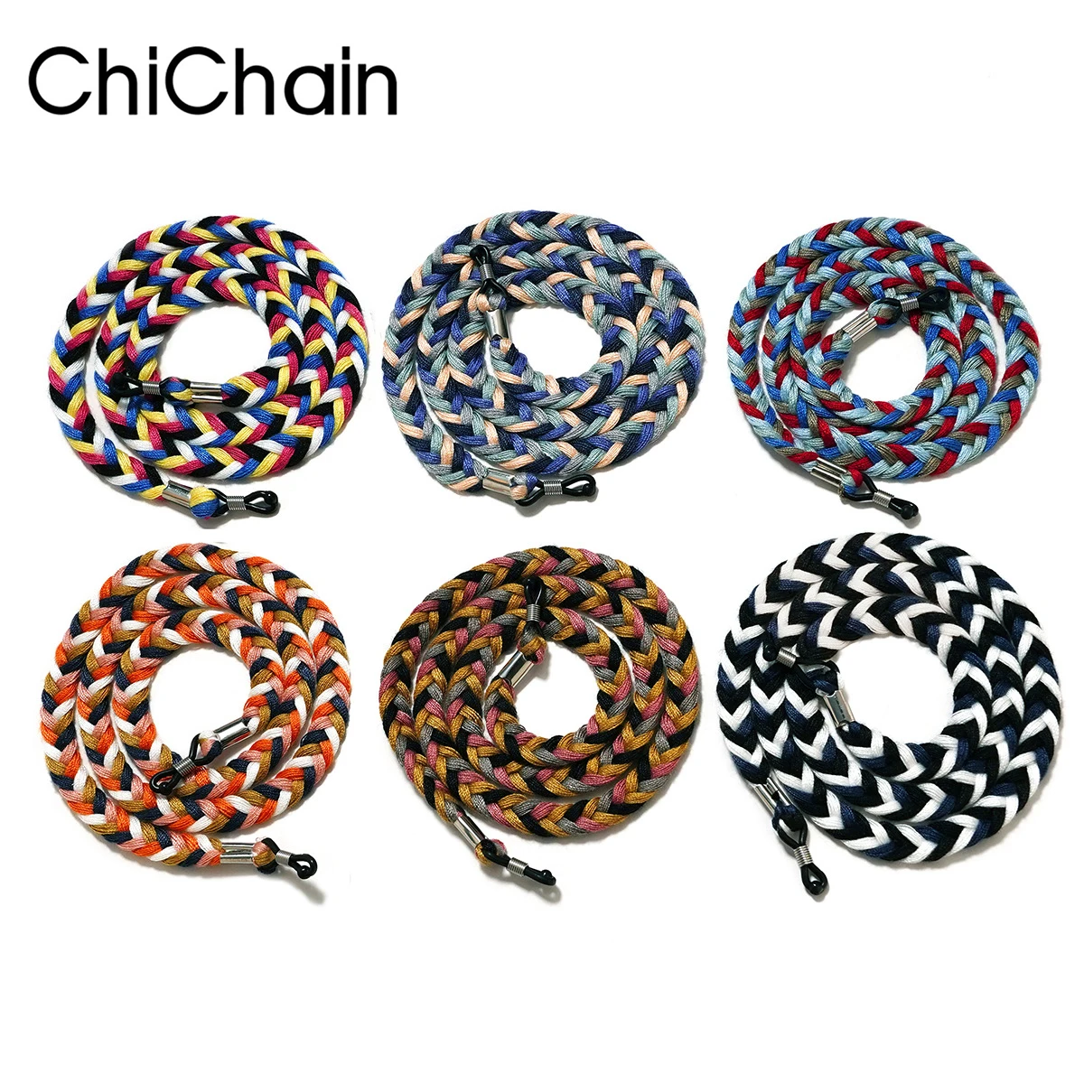 2025 New Multi-color Glasses Rope, Versatile Anti-loss Reading Glasses Chain, Anti-fall Decoration Chain