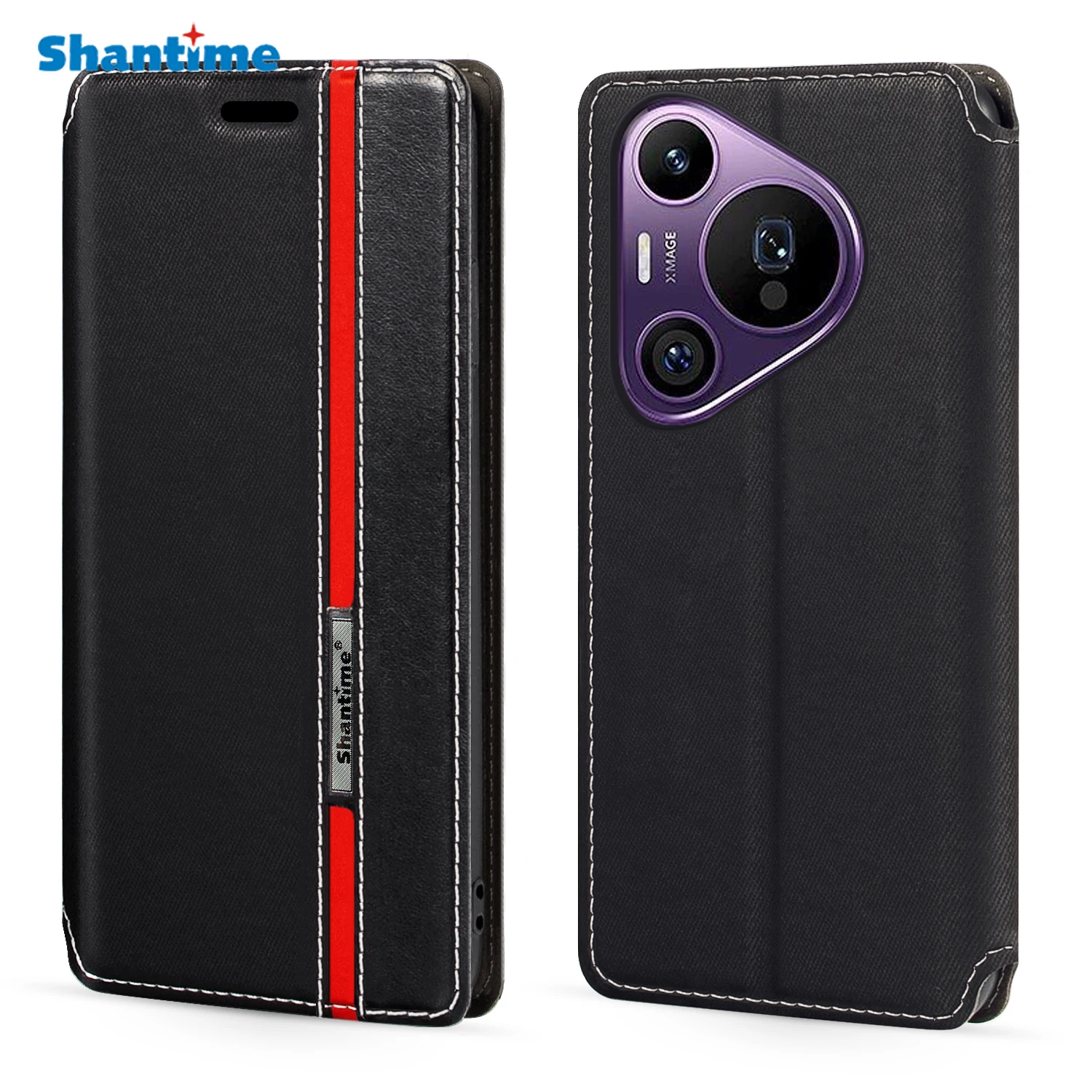 For Huawei Pura 70 Pro 5G Case Magnetic Closure Flip Case Cover with Card Holder For Huawei Pura 70 Pro+ 5G Pura 70 Pro Plus 5G