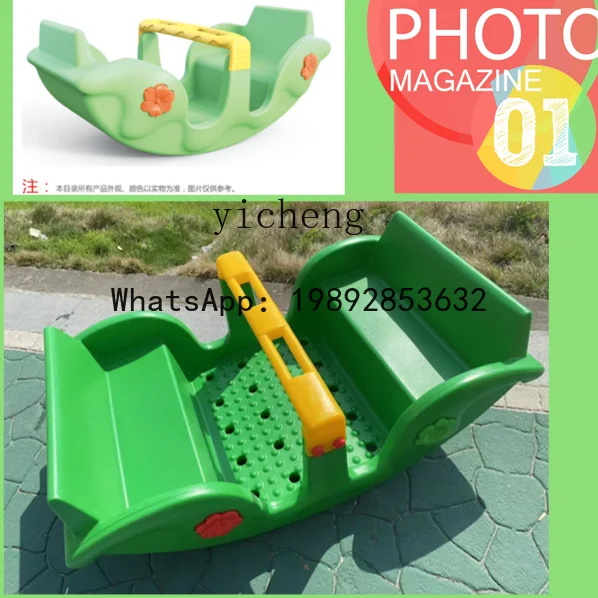 WJ Kleuterschool Dubbele Schommel Giraffe Schommel Zweefvliegtuig voor kinderen