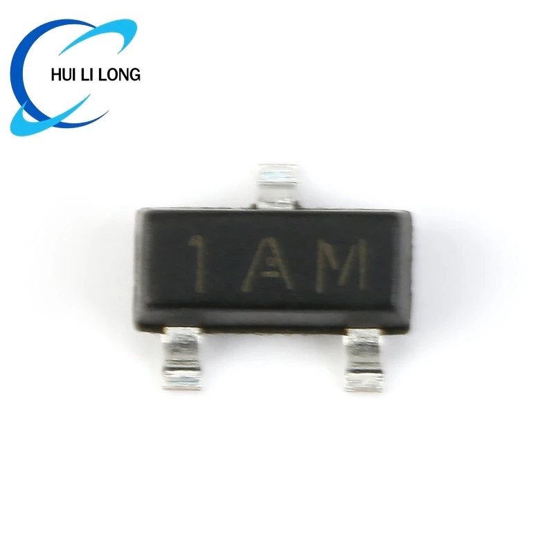 100pcs/lot MMBT3904 1AM MMBT5551 G1 MMBT3906 2A MMBT5401 2L MMBTA42 1D MMBTA92 2D SOT-23 SMD Transistor Triode