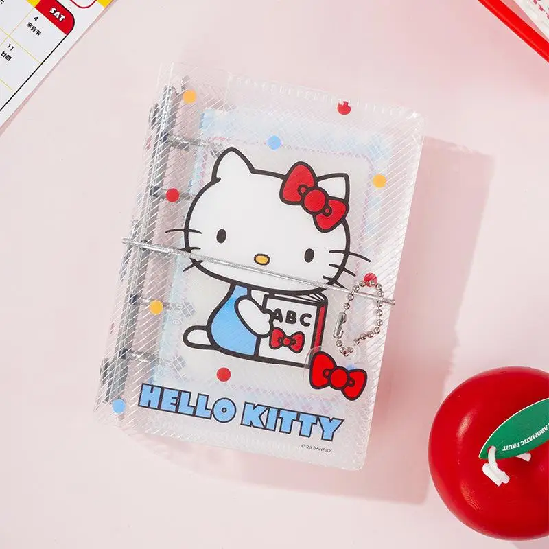 

New Sanrio Hello Kitty M5 Scrapbook Students Stationery Kawaii Cartoon Kt Cat Notebook Diary School Supplies Gifts