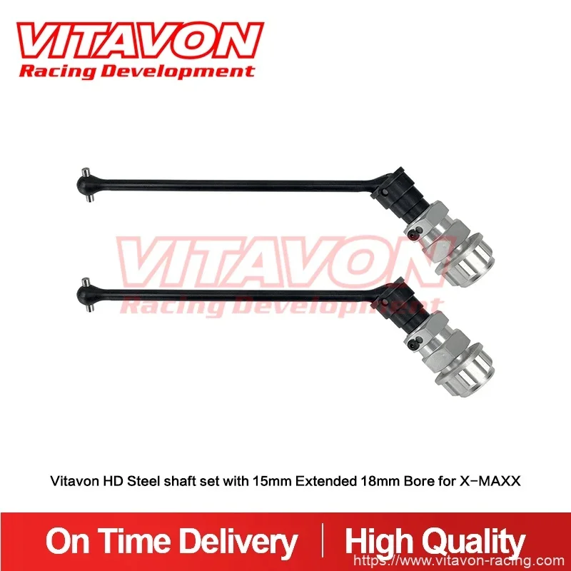 

Vitavon HD Steel shaft set with 15mm Extended 18mm Bore for X-MAXX