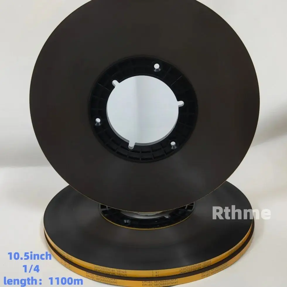 Fita Analógica de Gravação 1100m 1/4" 10.5 polegadas Pancake Hub. Fita Rolo a Rolo 1/4" 1100m