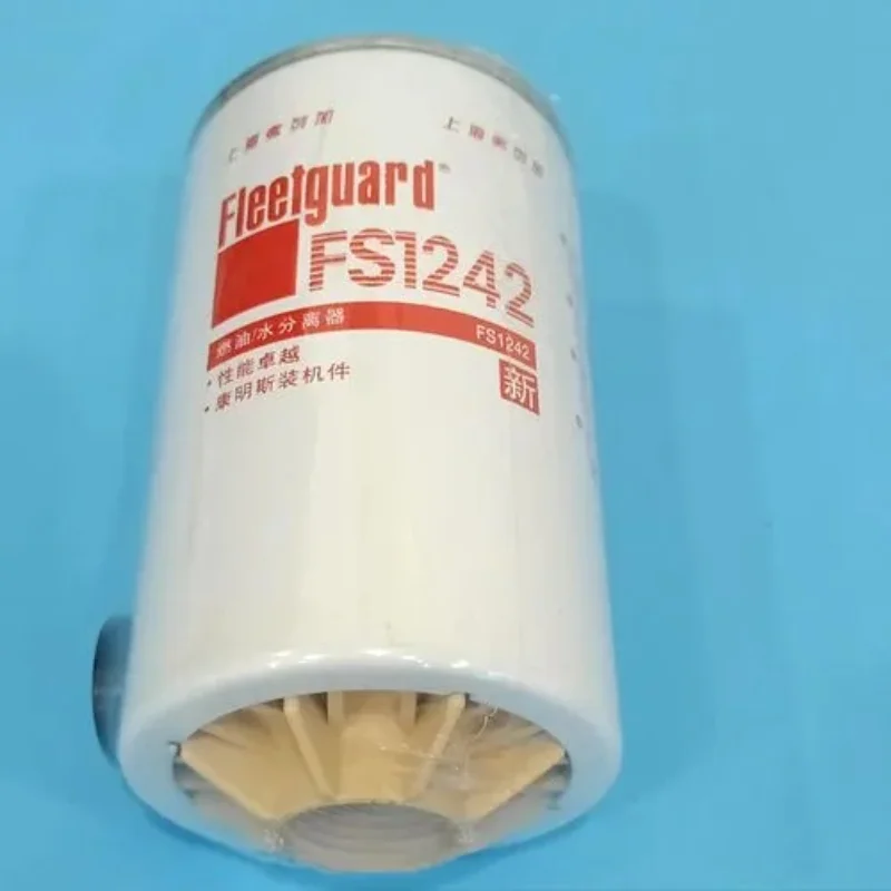 

Supply FS1242 oil-water separator assembly with water storage cup, Cummins excavator, diesel filter element