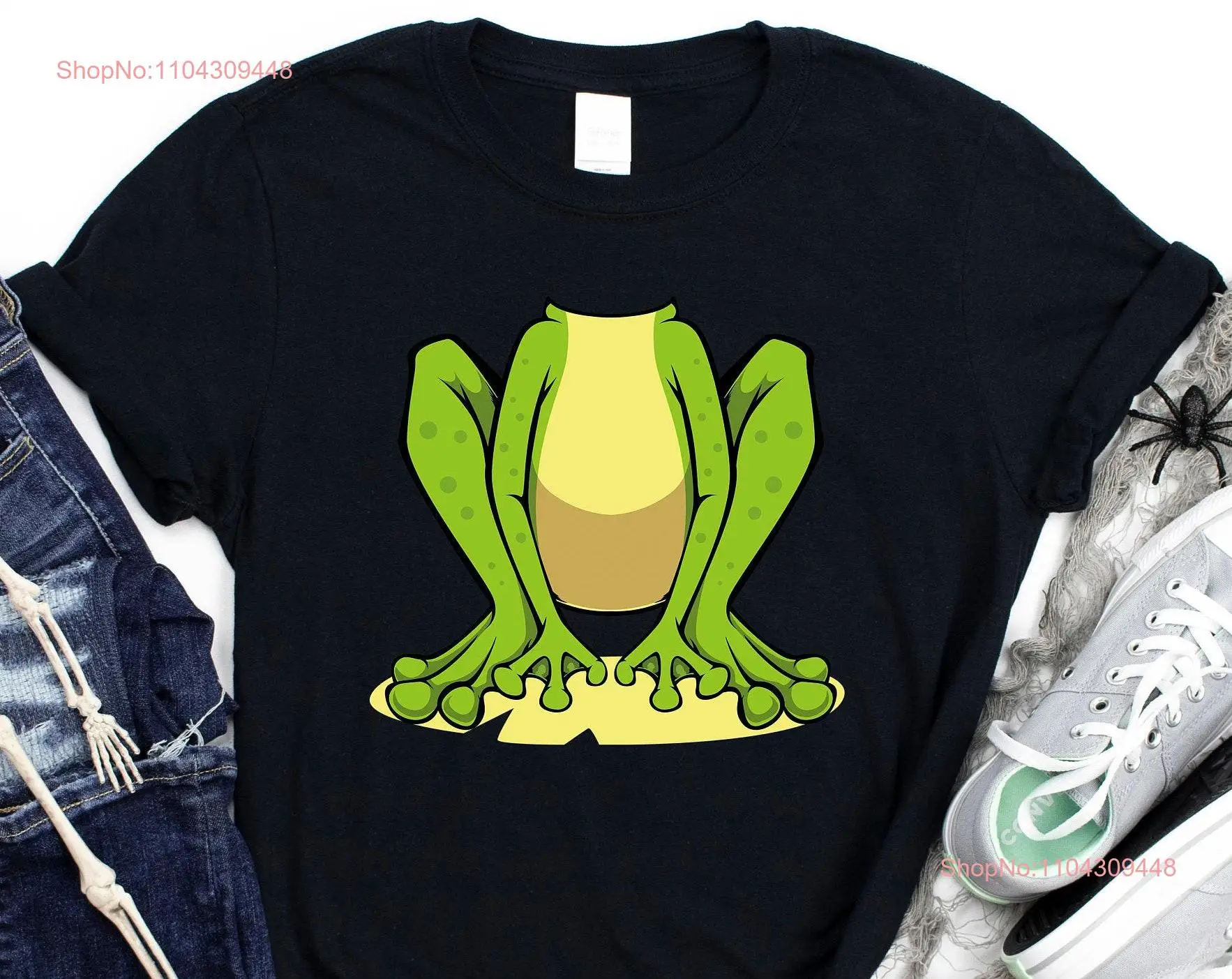 Frog Body Toad Humor Costume T shirt Halloween Purim Carnival Tank October Trick Or Treat Bullfrog Leapfrog Reptile Design