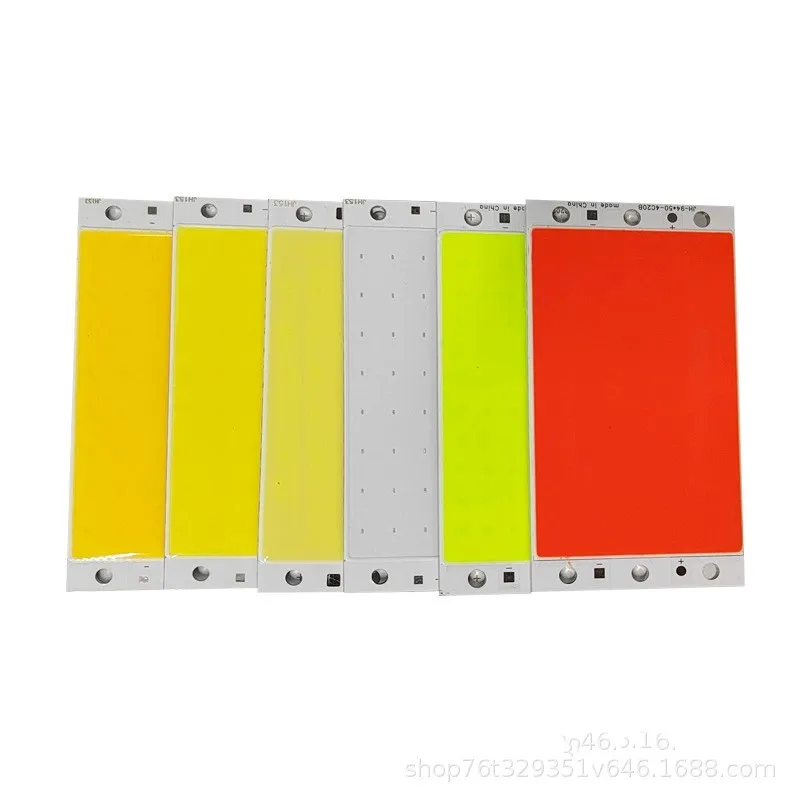 COB LED Panel Light DC12V 20W 94x50mm Warm Cool White Red Green Blue Matrix LED Chip Bulb Lamp for DIY Emitting Diode