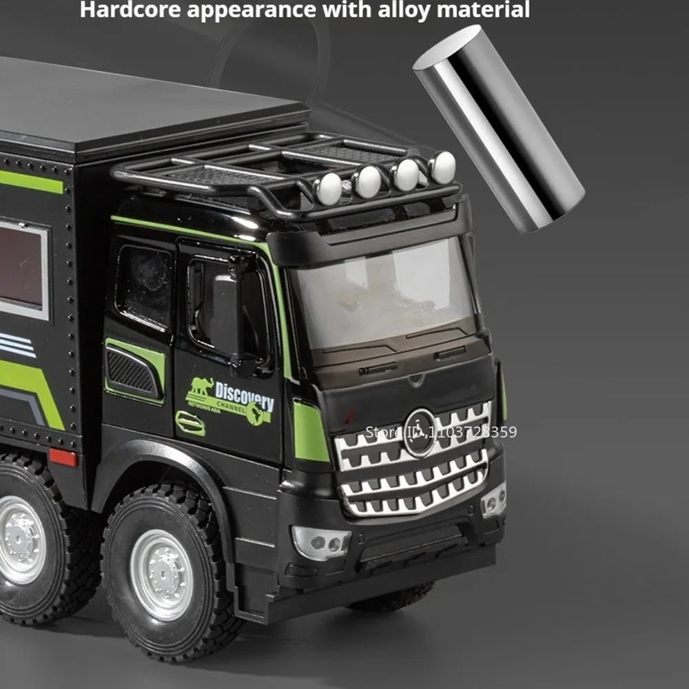 مقياس 1:18 على الطرق الوعرة مركبة البدوي RV نموذج اللعب المعدنية دييكاست الصوت ضوء الأبواب مفتوحة التراجع الأطفال اللعب التفاعلية