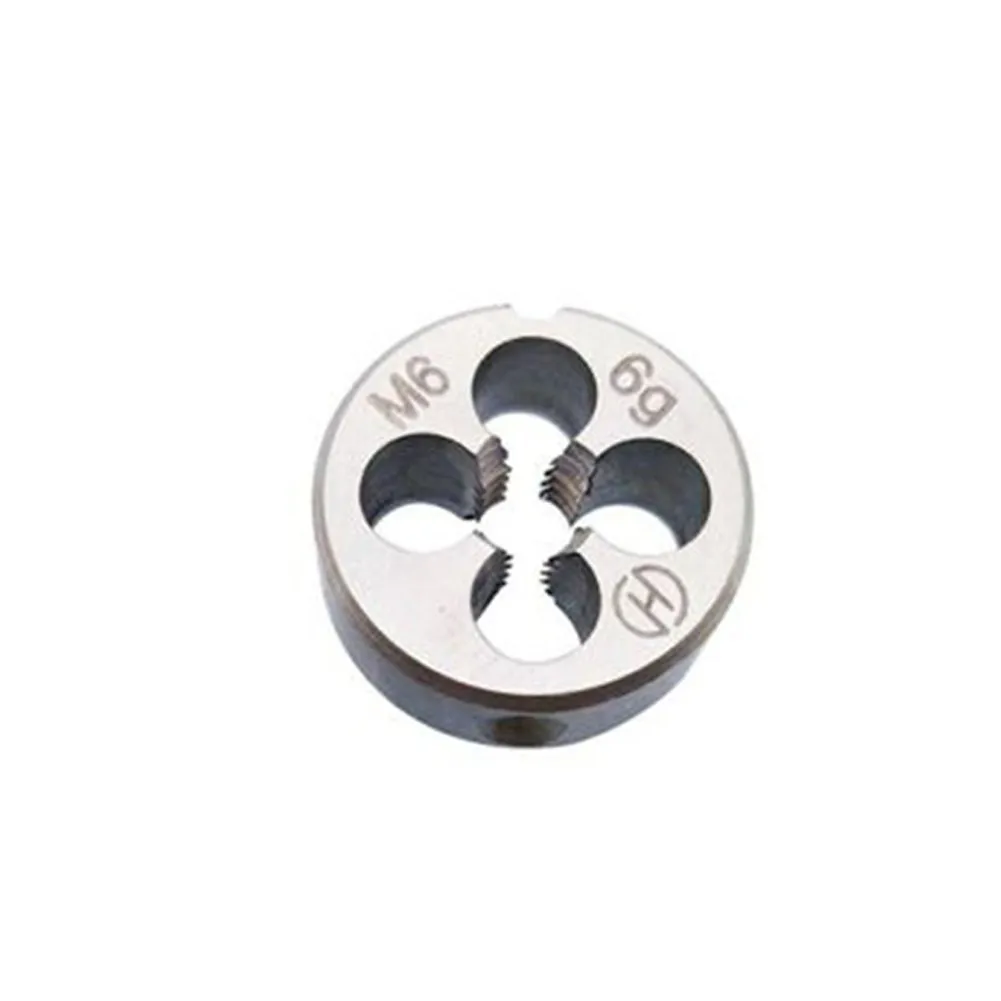 2pcs/set Tap Die Kit for m6*1 Metric Right/Left Hand High-speed Steel For Unalloyed Low Alloyed Steel Zinc Alloys Hand Tool