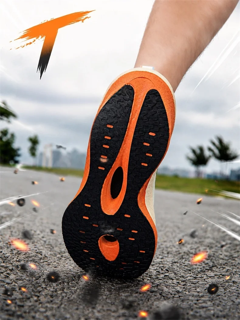 Marathon-Laufschuhe für Herren, Carbon-Platte, Spezial-Sportschuhe, atmungsaktiv, leicht, bequeme Damen-Sportschuhe, Chunta-Sneaker. – Detail 14