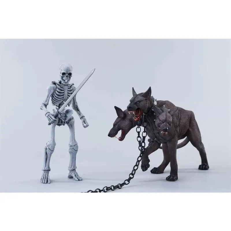 JXK JXK278 1/6 Scale Action Figure Resin Simulation Three Headed Dog Hound Animal Model for 12