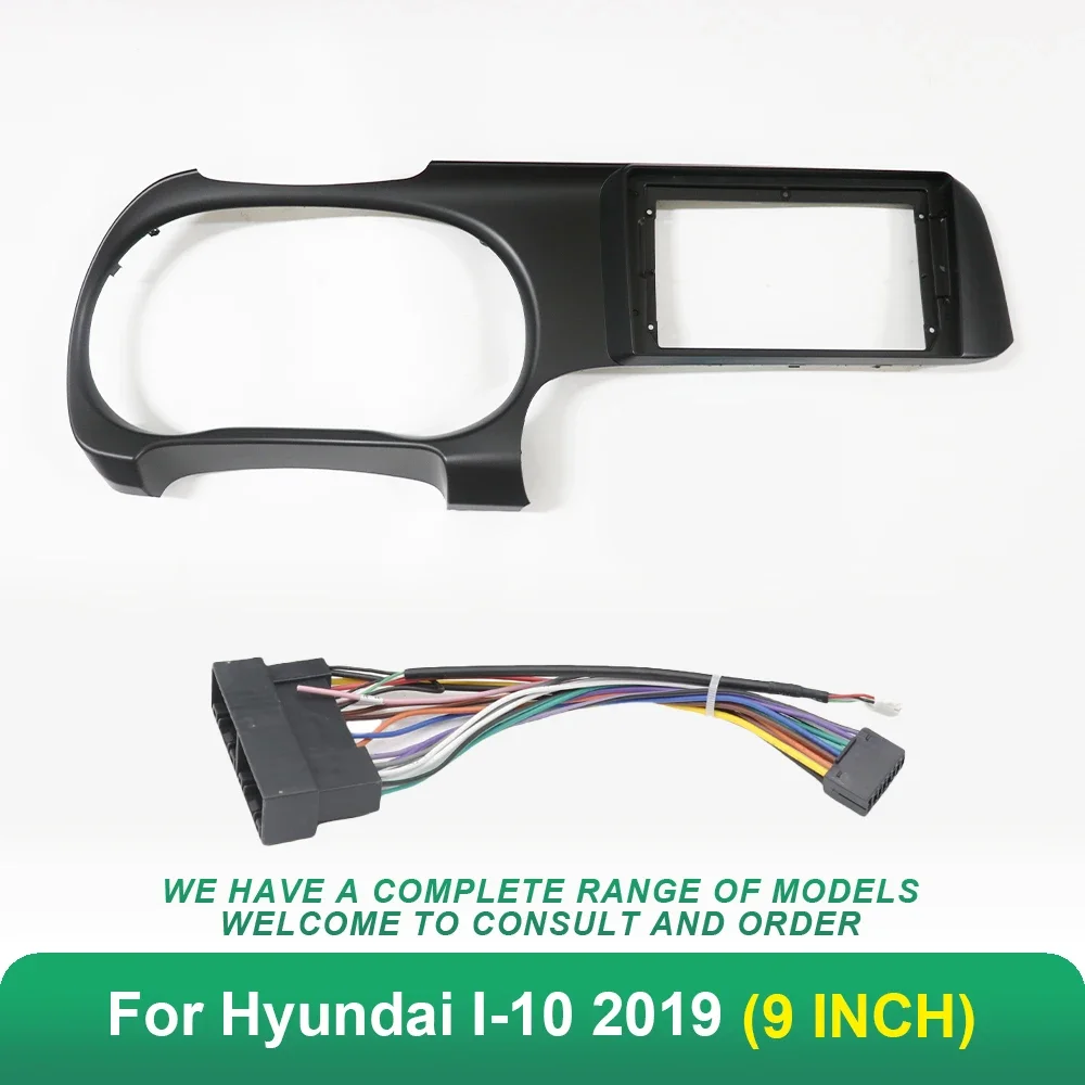 

Автомобильная аудиозащитная рамка, адаптер для установки, комплекты отделки приборной панели, панель Android для HYUNDAI i10 RHD 2019-2020, DVD-плеер