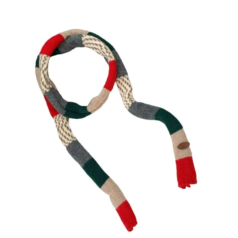 

652F Long Scarf Lightweight Unisex Fashion Accessory For Millennial And Outdoor Activities