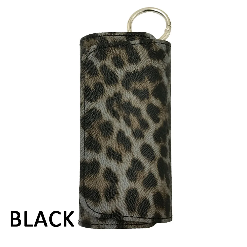 Leopard Flip Case for IQOS ILUMA Leather Wallet Pouch Bag Holder for ICOS ILUMA Case Accessories