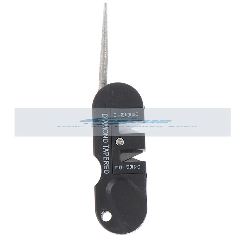 

Afiador de facas 4 em 1, apontador facas multifuncional portátil ao ar livre aço tungstênio, apontador facas