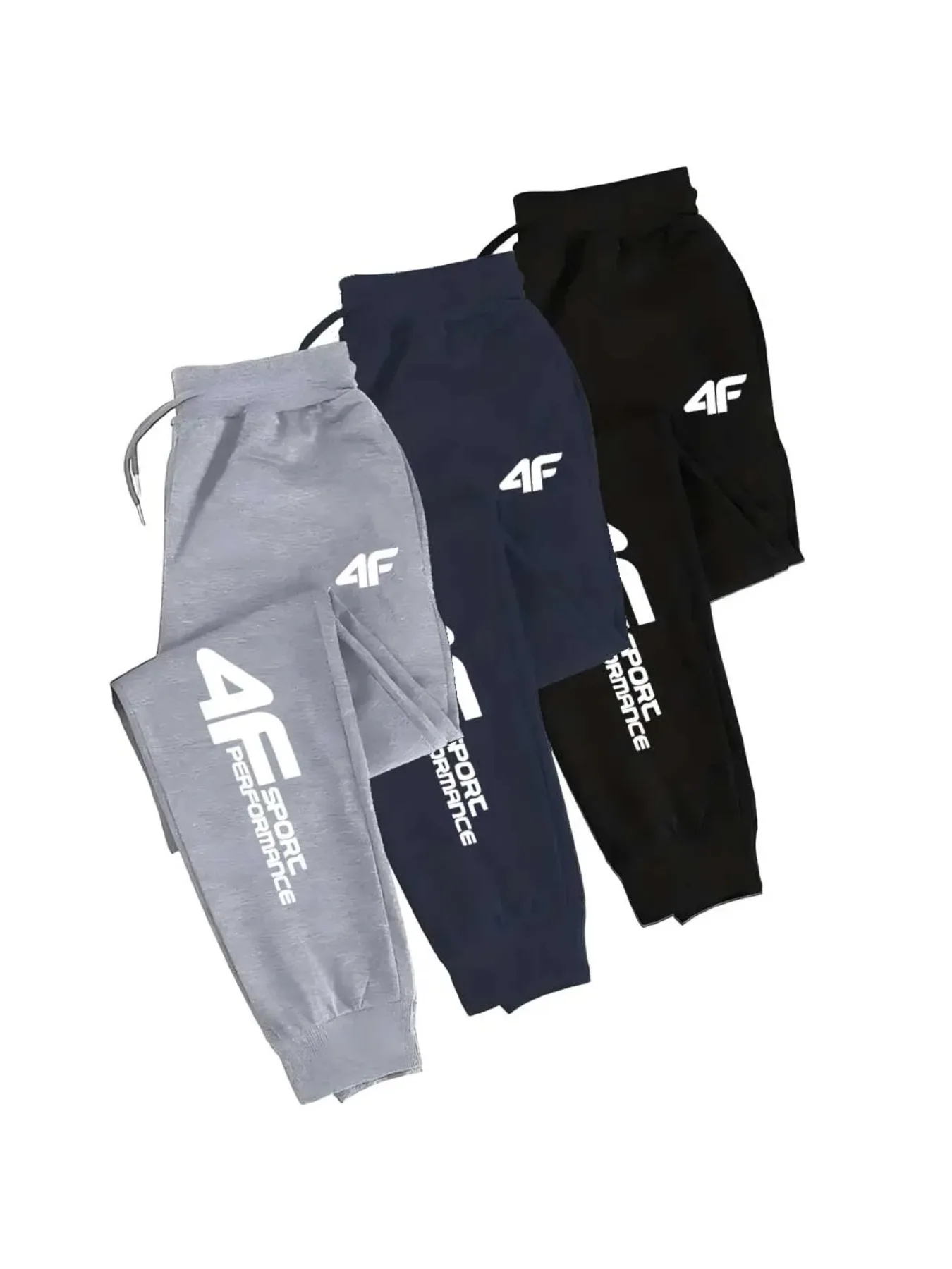 سراويل رياضية خفيفة الوزن ماركة 4F، سراويل رياضية مرنة غير رسمية، جيوب جانبية وأنماط حروف لافتة للنظر، سلسلة 2026 الجديدة #1