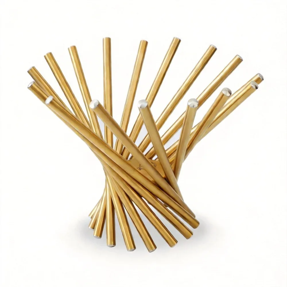 

Large Golden Stainless Steel Fruit Bowl - Modern European Style Wire Mesh Centerpiece for Dining Table & Kitchen Decor