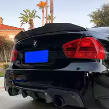YKSRDNF para BMW E90 alerón E90 fibra de carbono/FRP 318i 320i 325i 330i E90 alerón trasero PSM 2005-2011 - AliExpress 