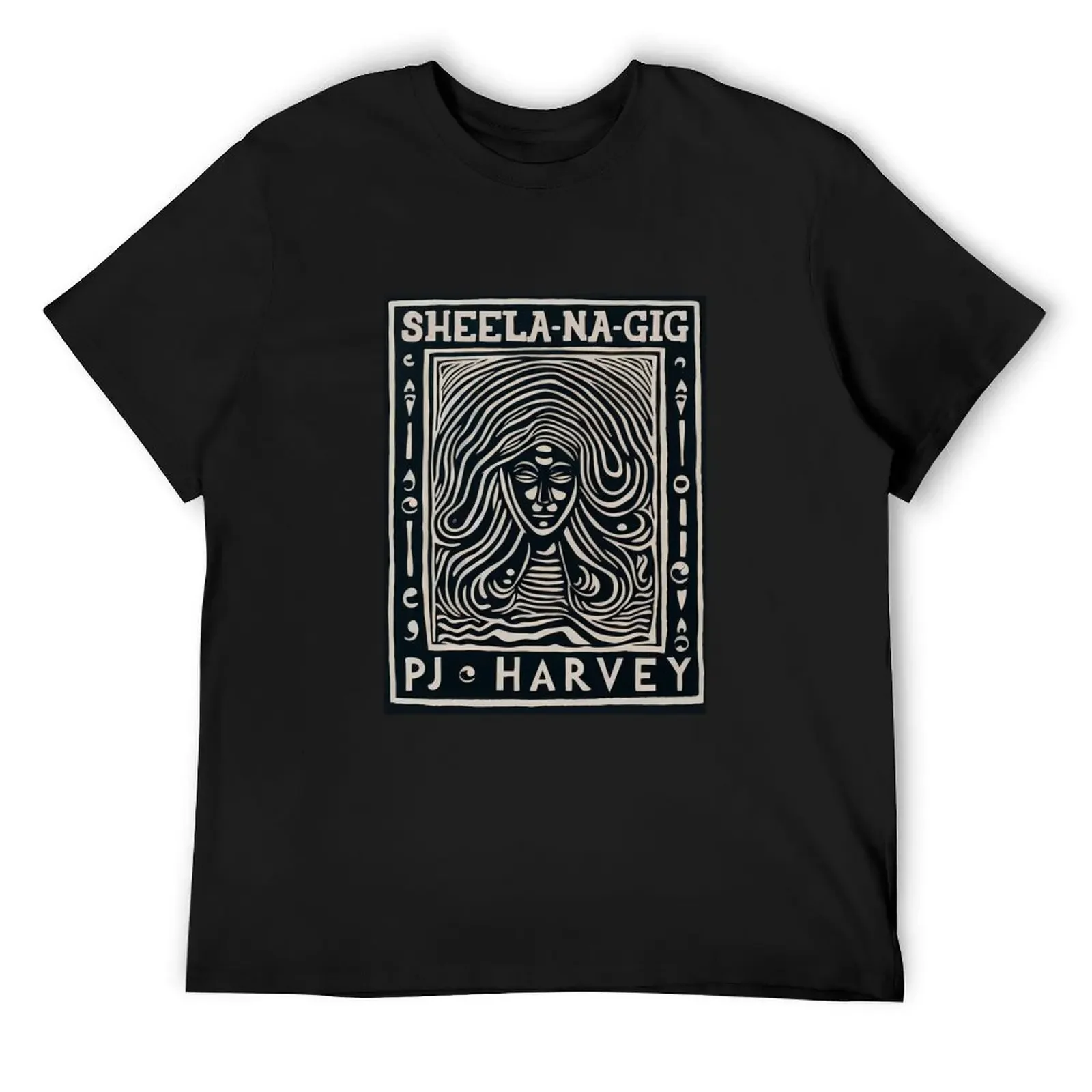 PJ Harvey - Sheela-Na-gig T-Shirt Short sleeve tee man t shirt anime figures plain black t shirts men