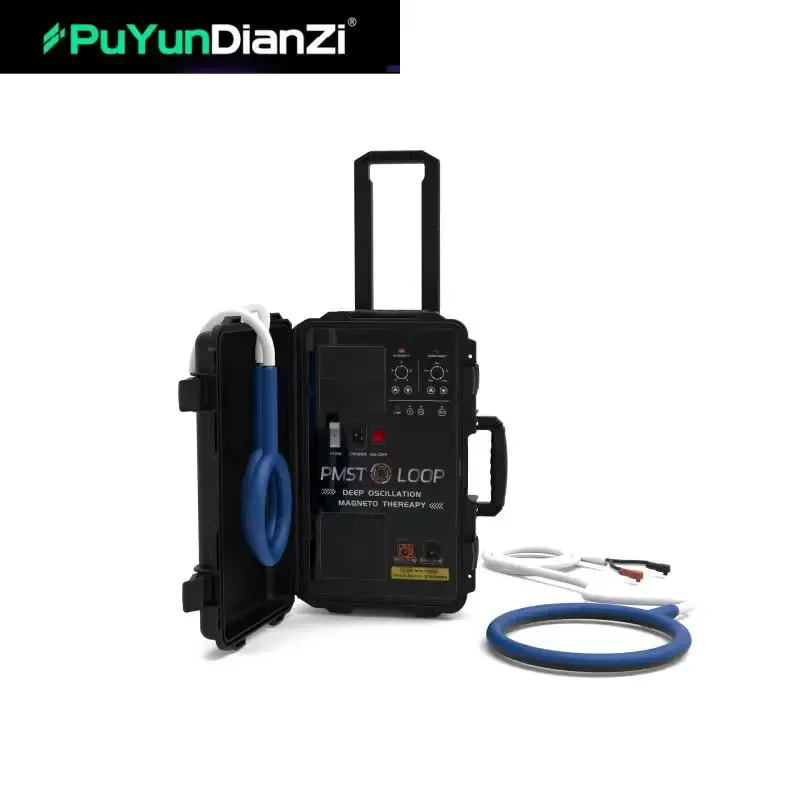 2025 PEMF Therapy PMST LOOP آلة مغناطيسية مع حلقة كبيرة وحلقة فراشة لتقليل التوتر والقلق #2