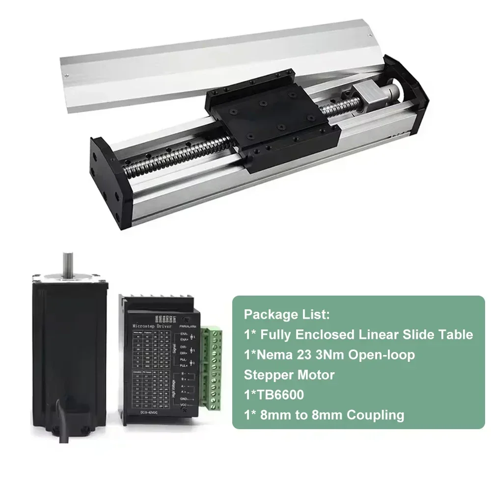 YUN DUAN Linear Guide Motor Drive Set 90mm Ball Screw 6