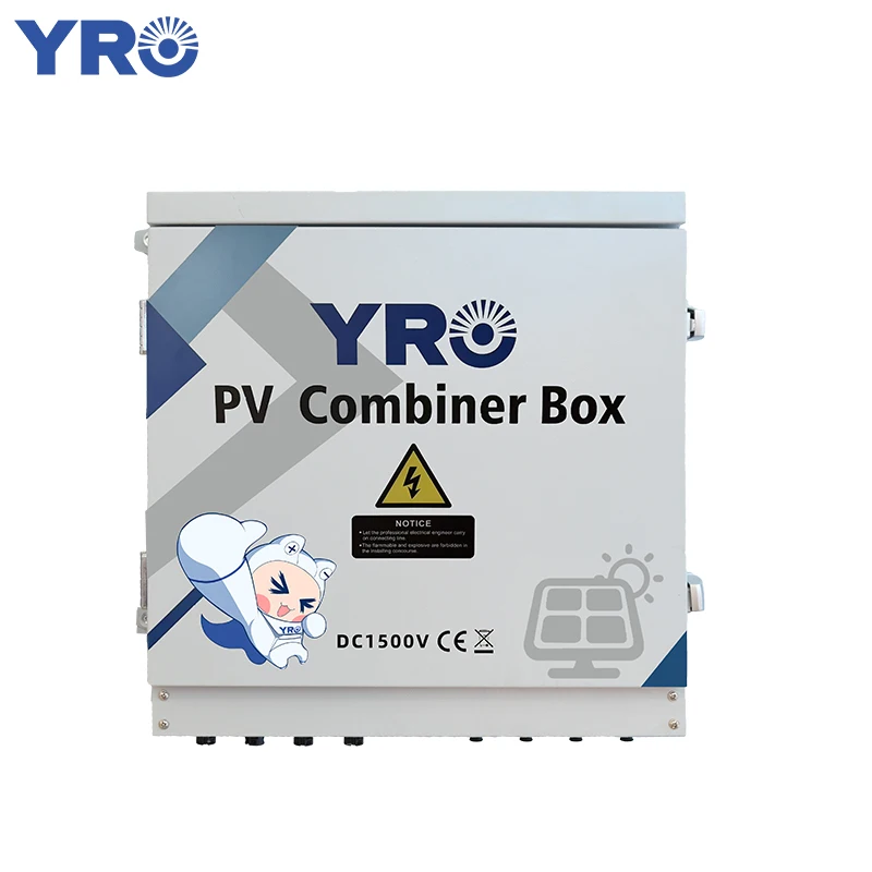 

Cold Rolled 6 in 1 Out Metal Junction Box Newest IP65 Waterproof DC 1500V Iron Combiner Box with Customized Kombinationskasten